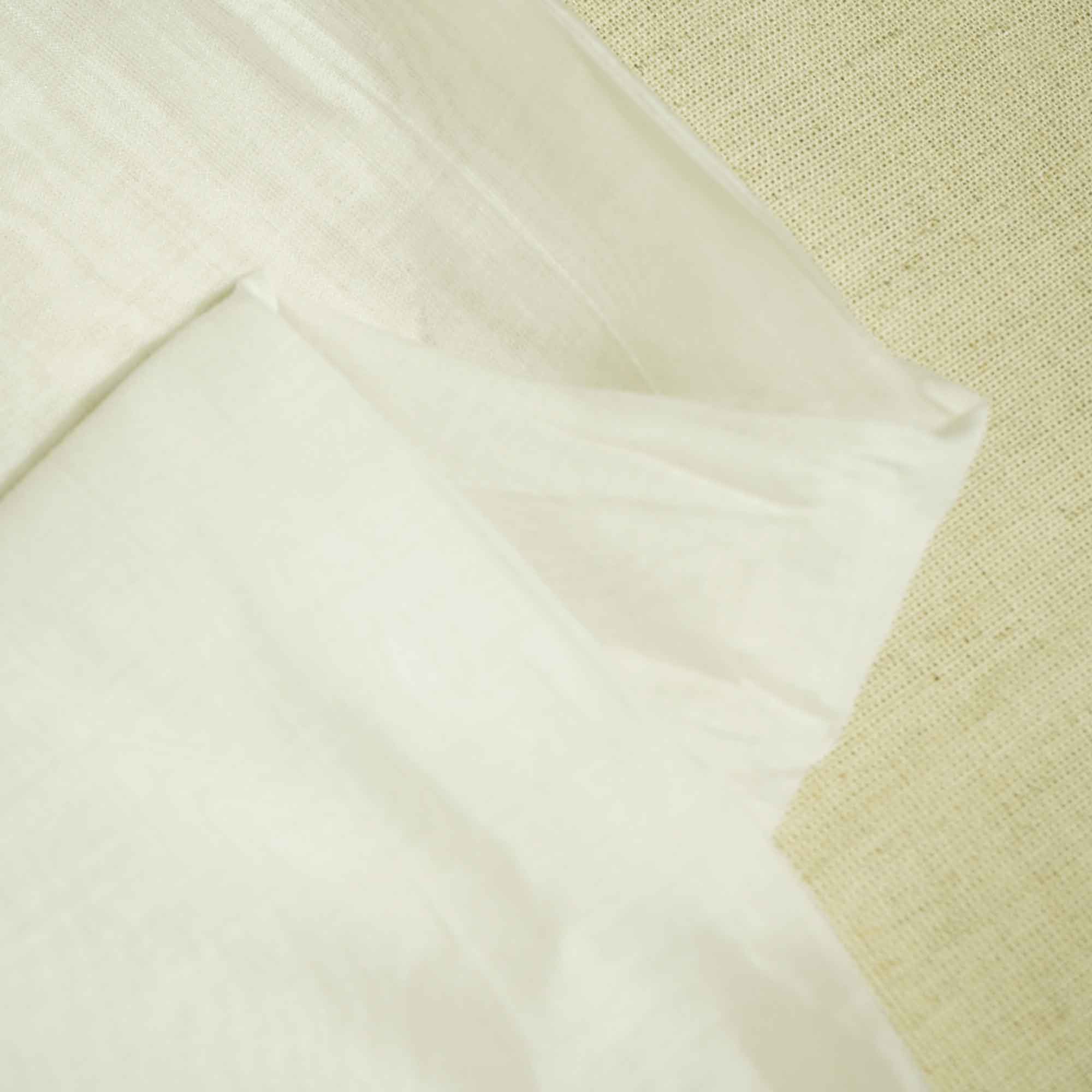 White Solid Dyeable Chanderi IF-12517