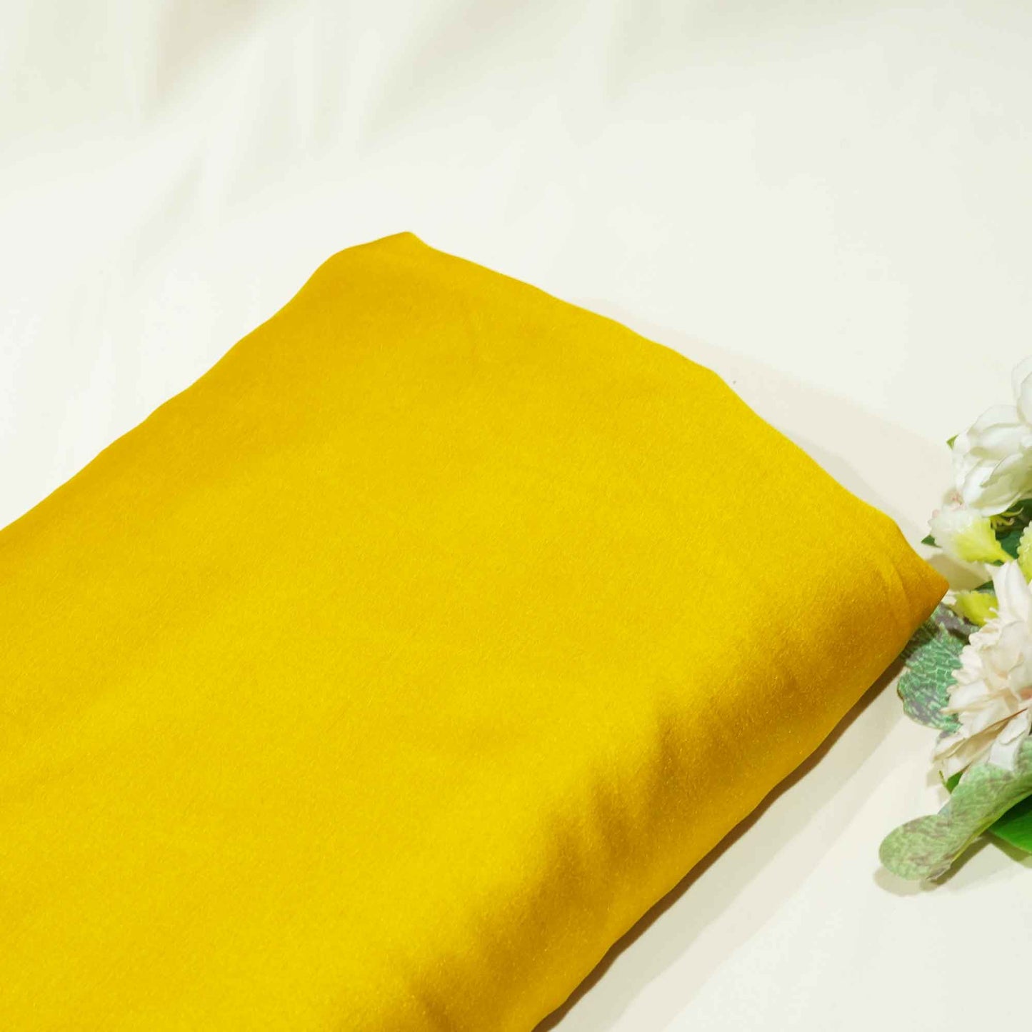 Yellow Solid Bemberg Silk KC-12525