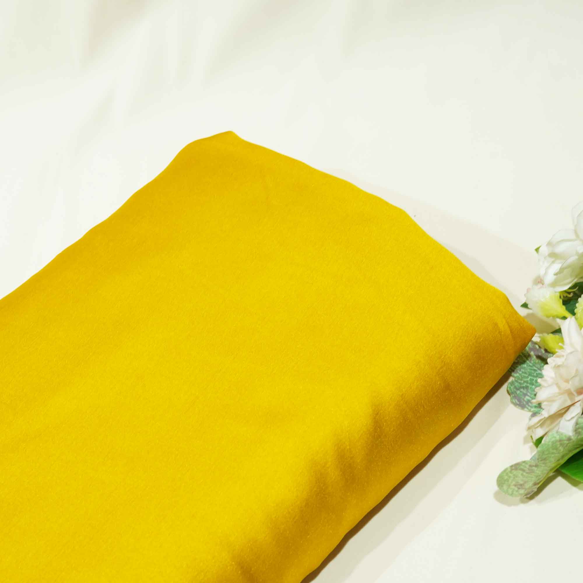 Yellow Solid Bemberg Silk KC-12525