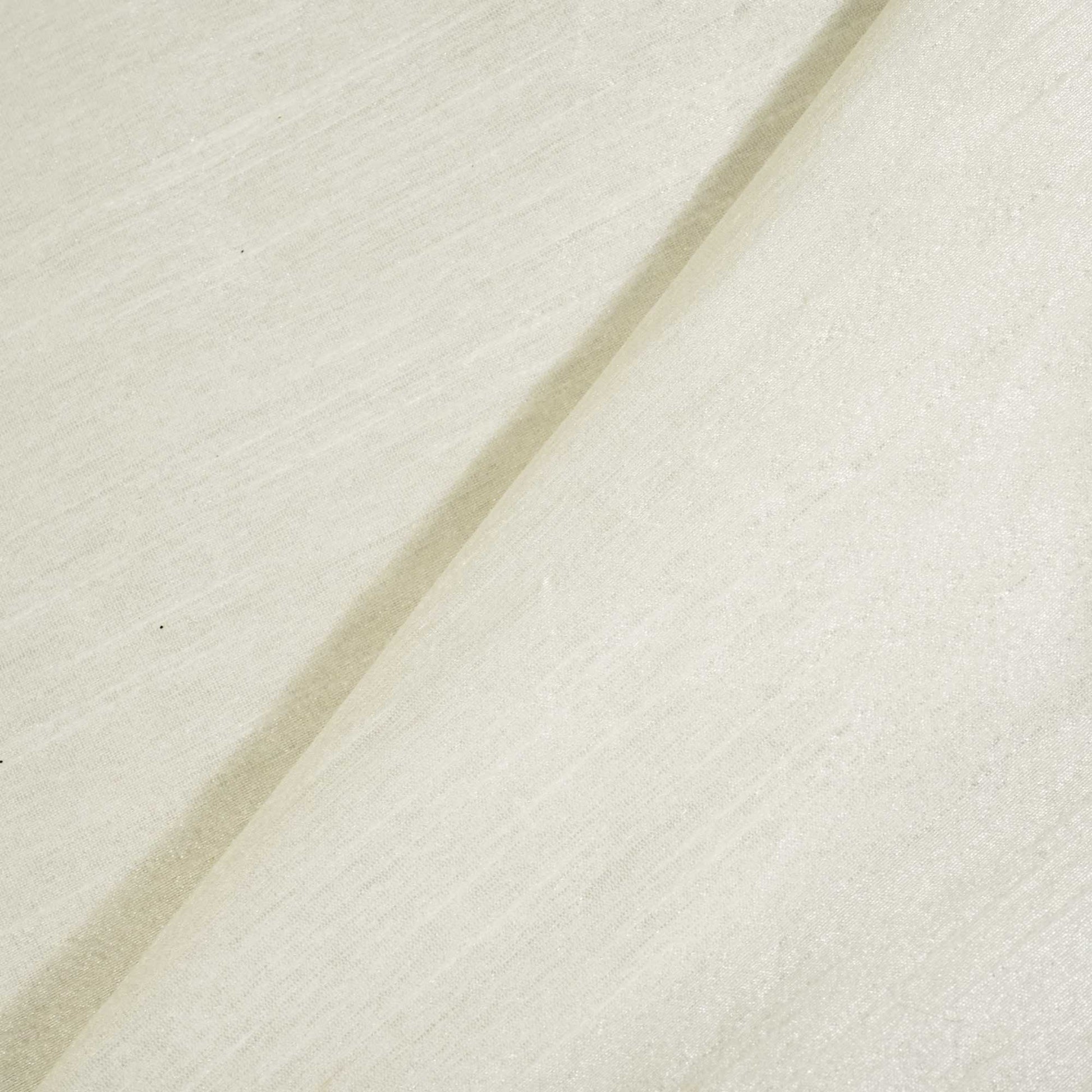 Off White Solid Dupian Silk KR-12721