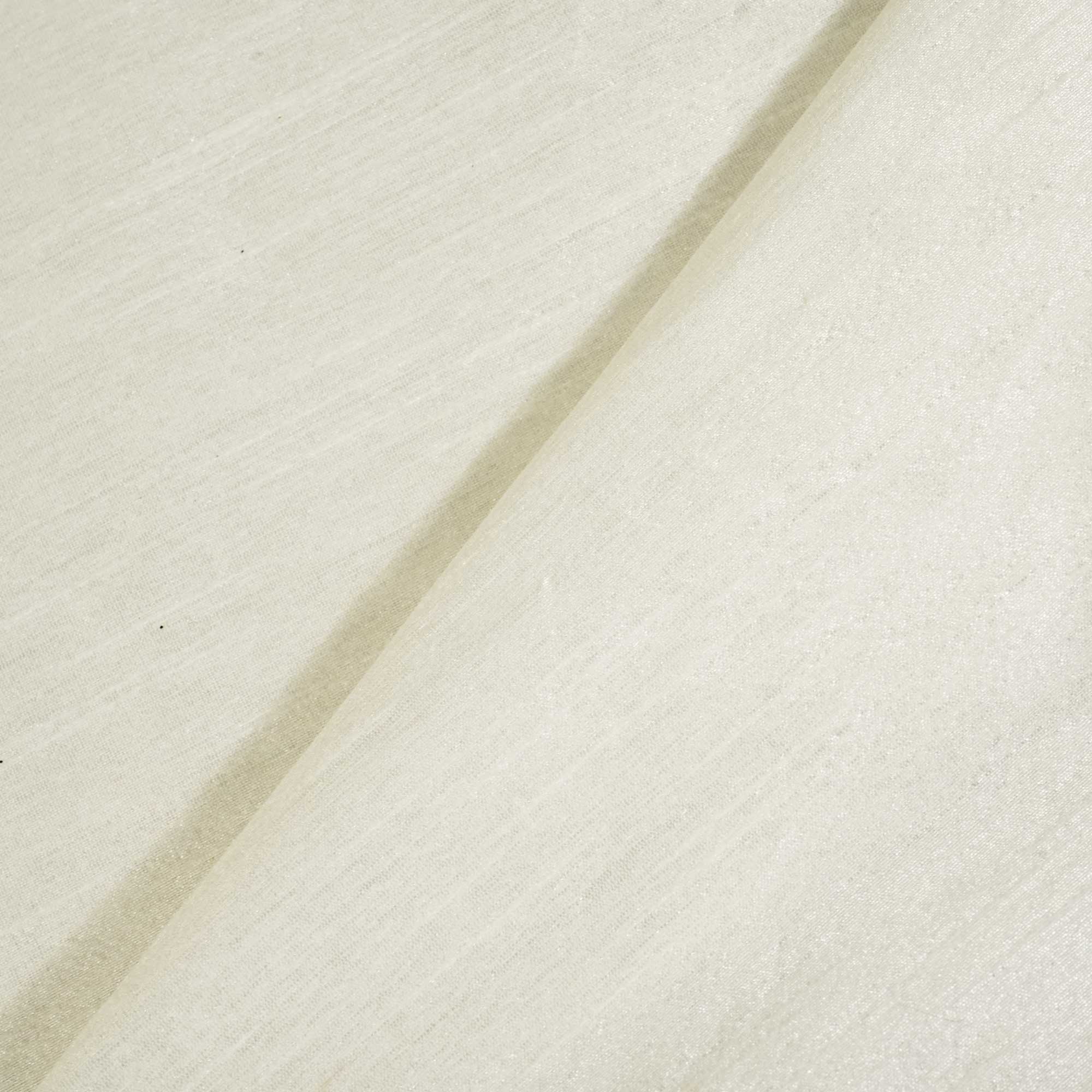 Off White Solid Dupian Silk KR-12721