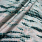 Dark Green Shibhori Print Russian Jacquard Fabric