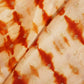 Peach Pink & Orange Shibhori Print Russian Jacquard BJ-12810