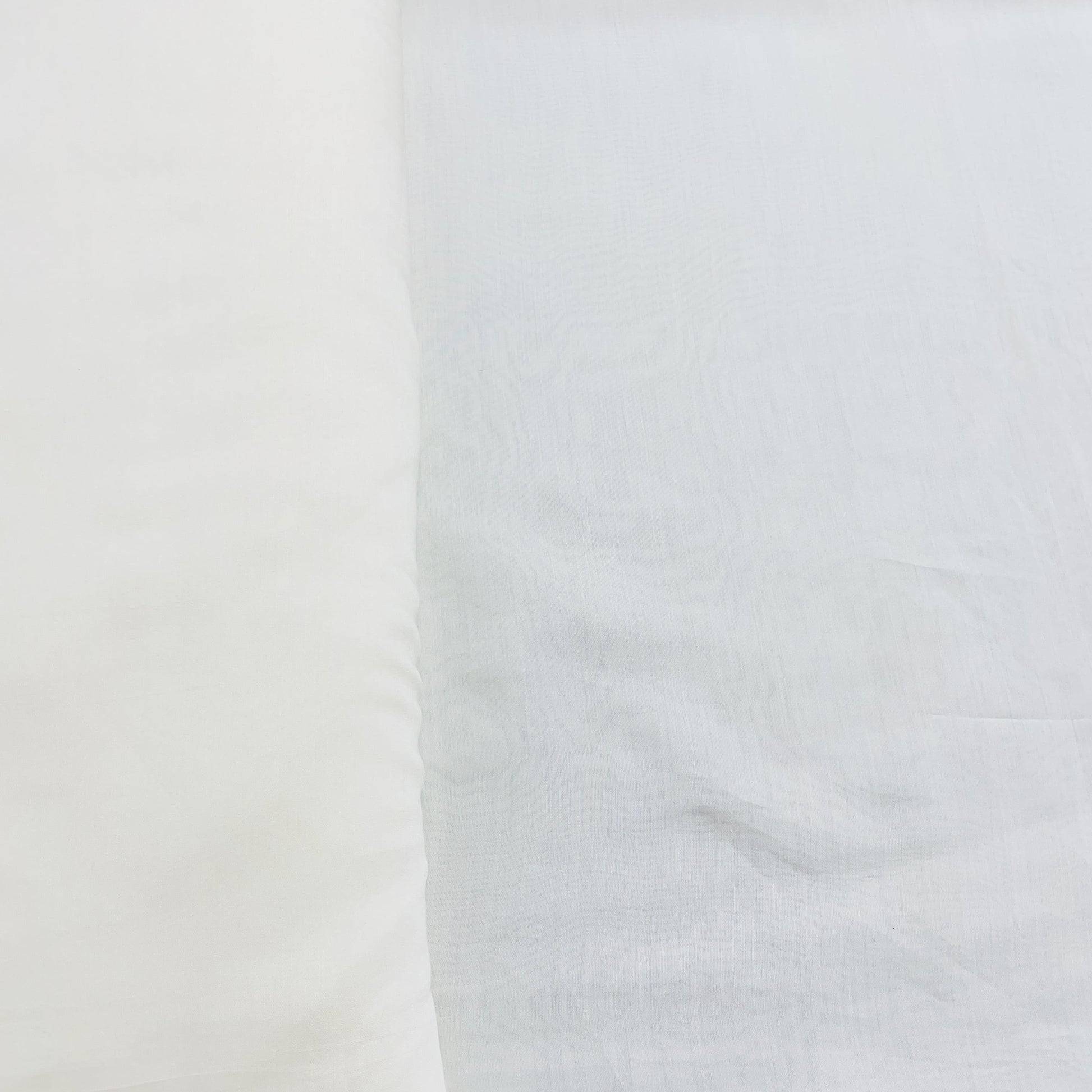 Exclusive White Solid Dyeable Silk Fabric