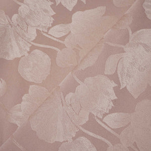 Dull Pink Floral Satin Jacquard OE-12839  