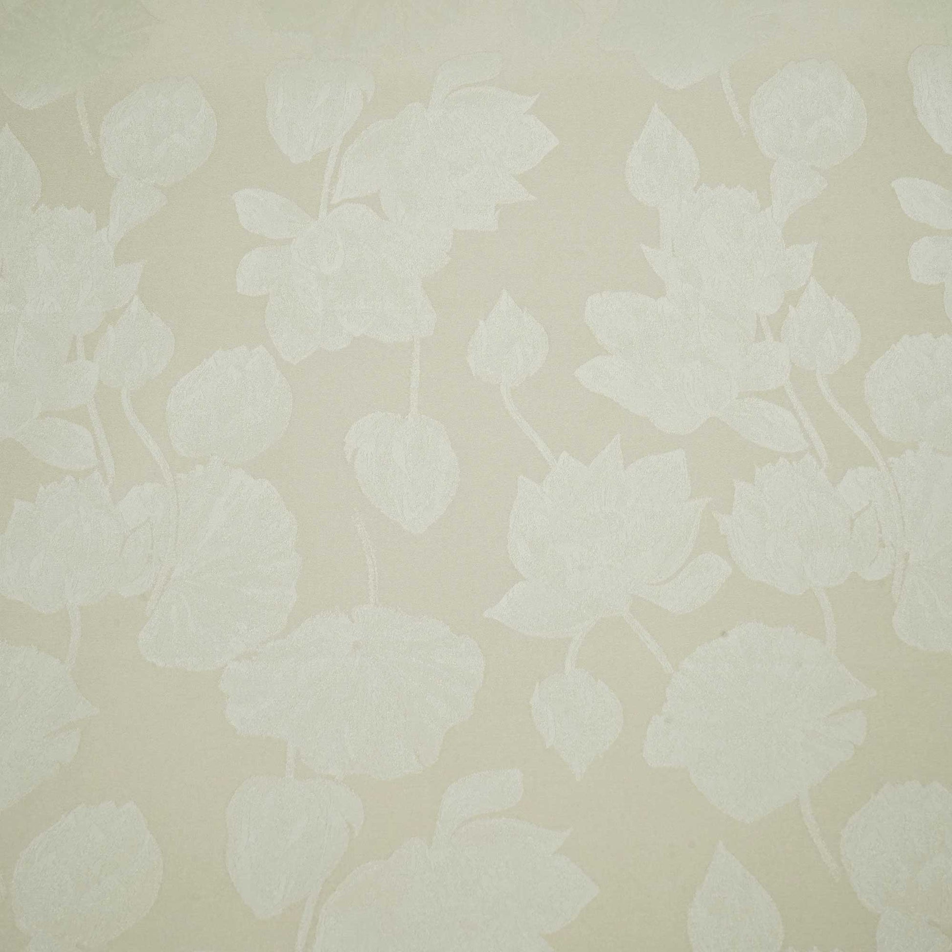 Cream Floral Satin Jacquard OE-12844  