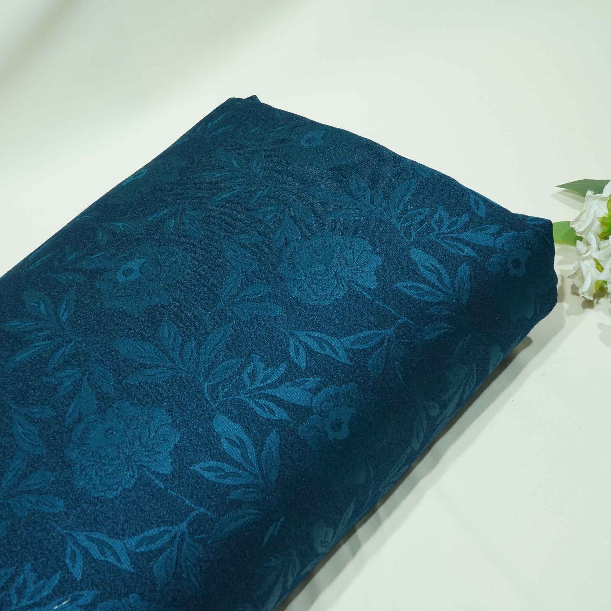 Emreald Green Floral Brocade OE-12846  