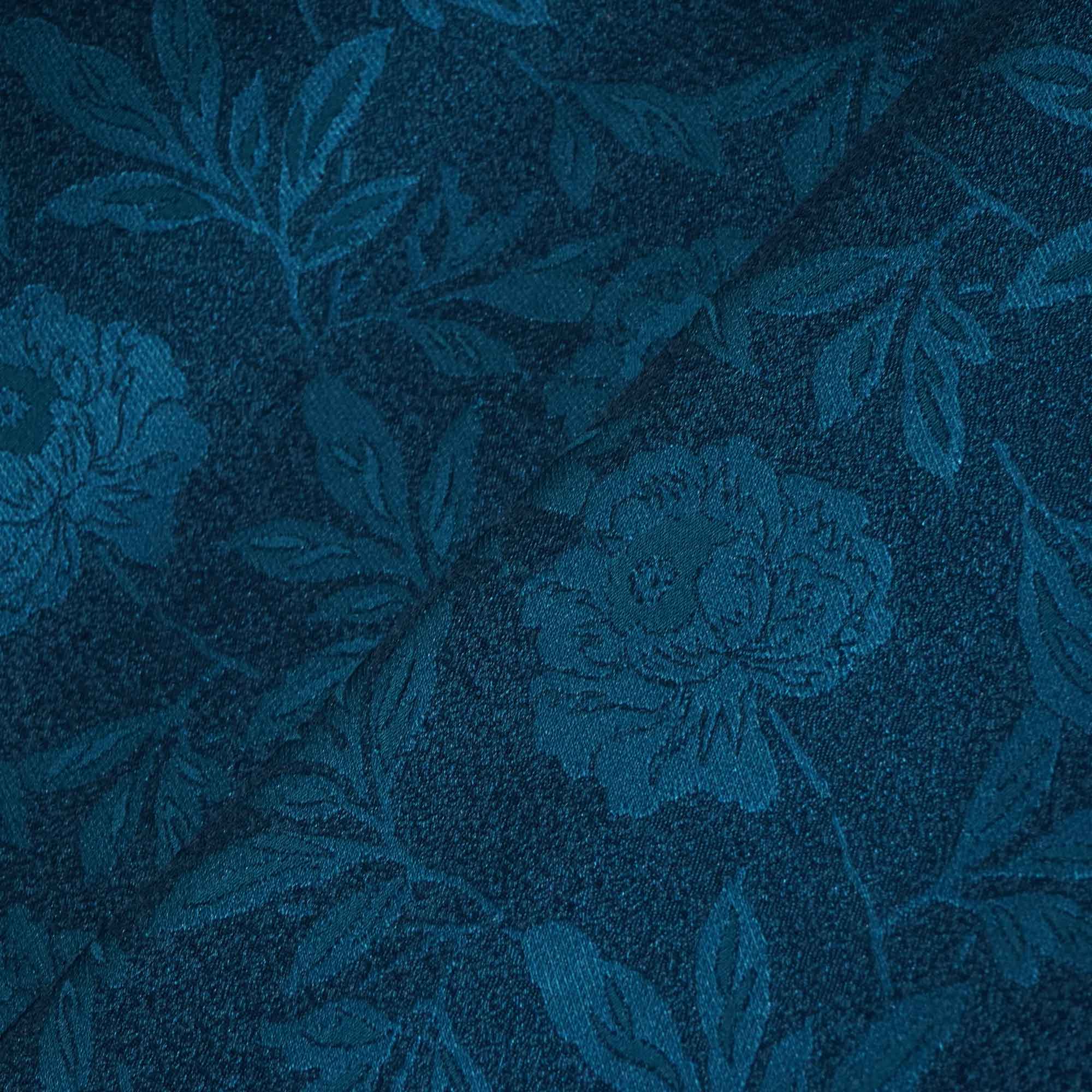 Emreald Green Floral Brocade OE-12846  