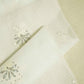 White Floral Sequence Embroidery Dyeable Organza Kotta MS-12977
