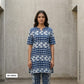 Indigo with White Dabu Print Cotton Fabric DH-29454 - TradeUNO