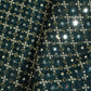 Dark Green Mirror Work Sequence Embroidery Chinnon VF-13070