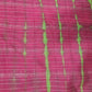 Red & Dark Green Shibhori With Lurex Silk Fabric