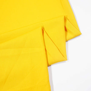 Yellow Solid Malai Crepe ST-13180