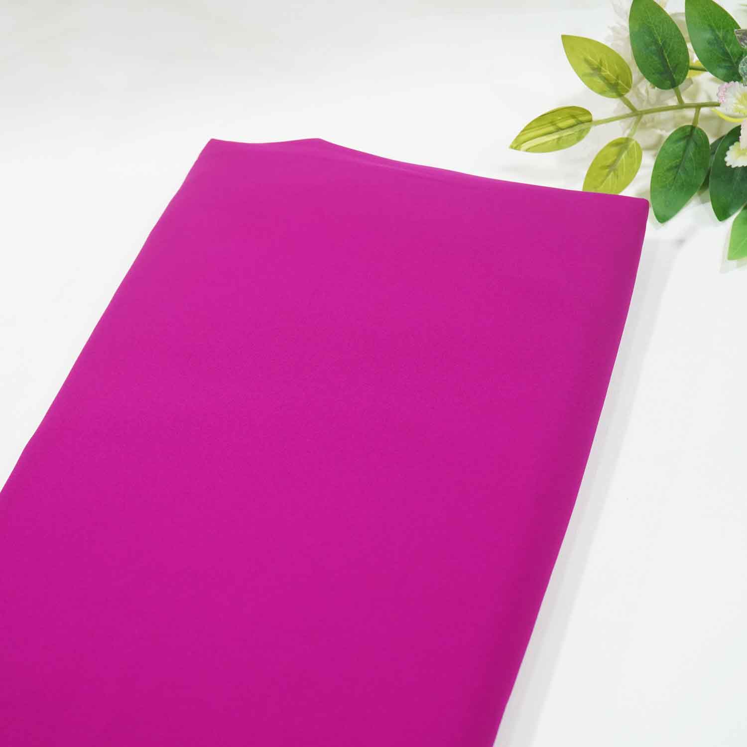 Light Magenta Purple Solid Malai Crepe ST-13201 - TradeUNO