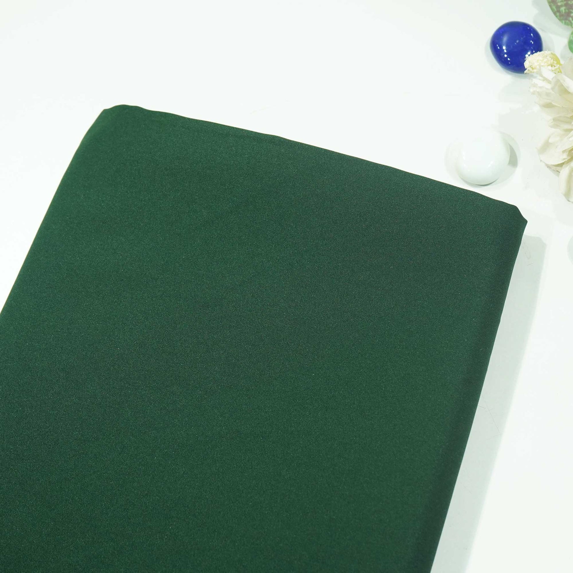 Dark Green Solid Malai Crepe ST-13210