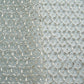 Sky Blue Beads Embroidery Net Fabric