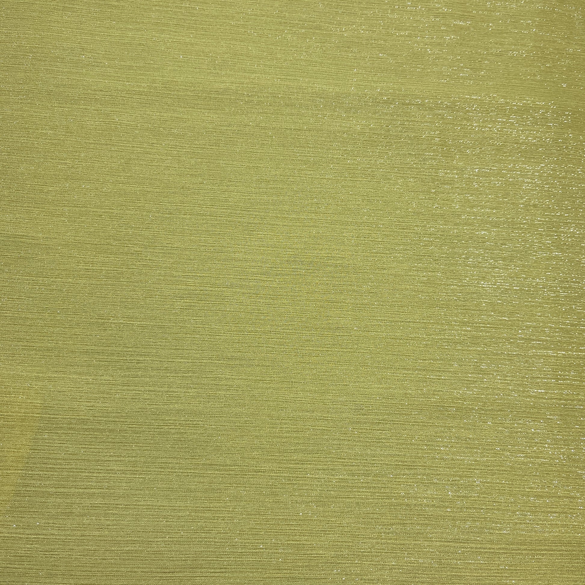 Yellow Solid Shimmer Chiffon Fabric