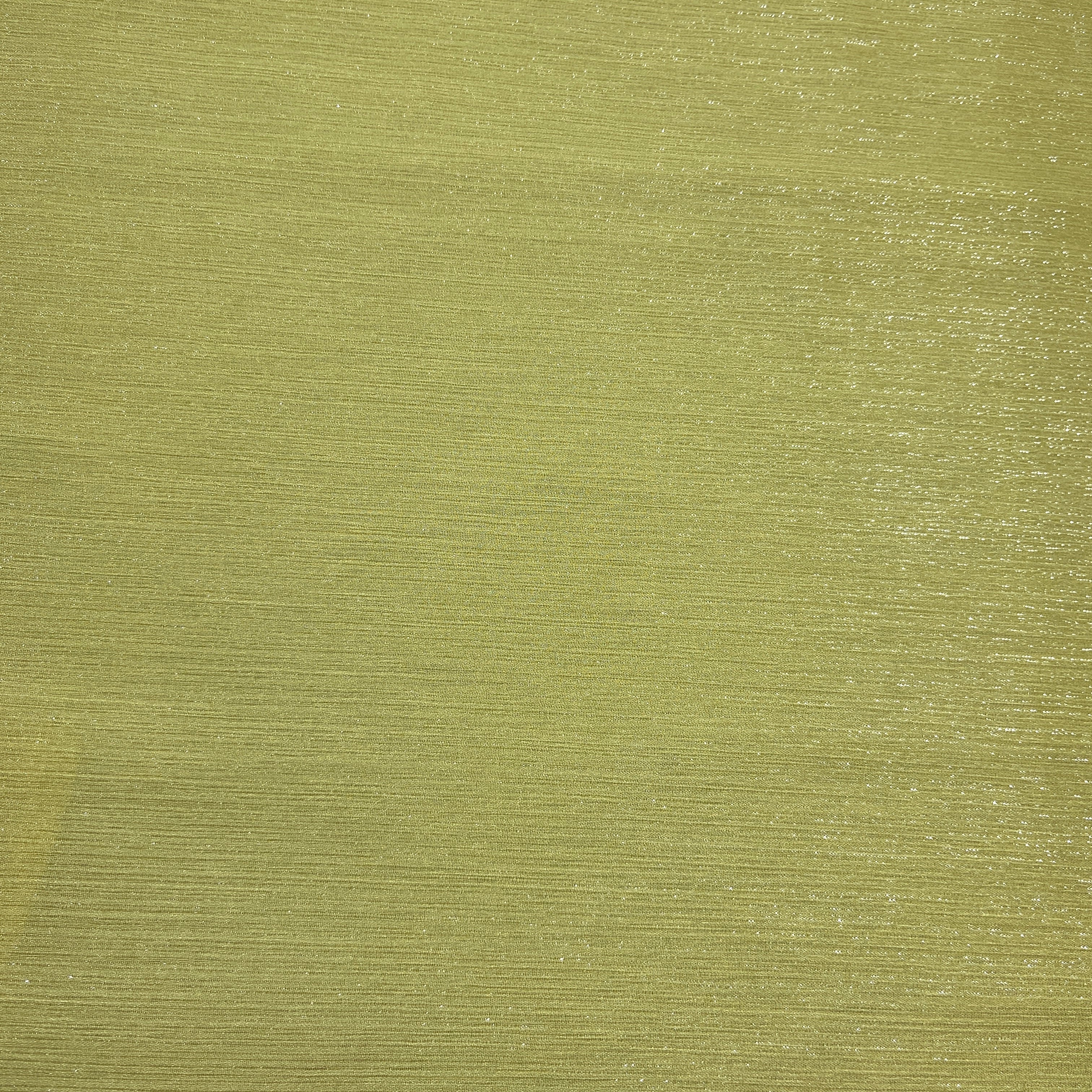 Yellow Solid Shimmer Chiffon Fabric