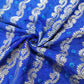 Blue Zari bandhej Jacquard Silk NH-13362