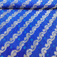 Blue Zari bandhej Jacquard Silk NH-13362
