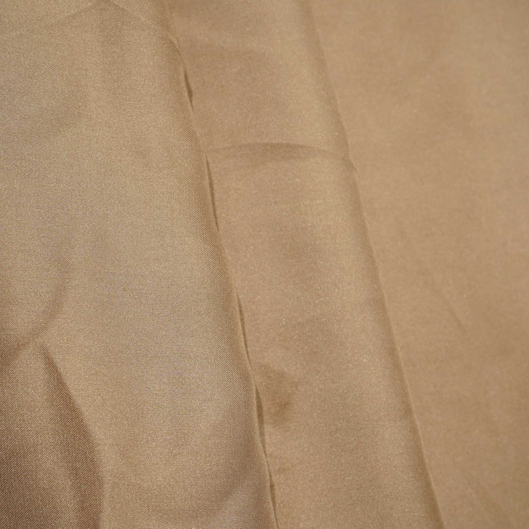Chocolate Brown Solid Georgette Satin SVF-13371