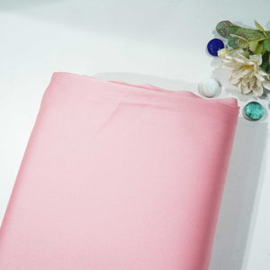 Pink Solid Georgette Satin SVF-13374