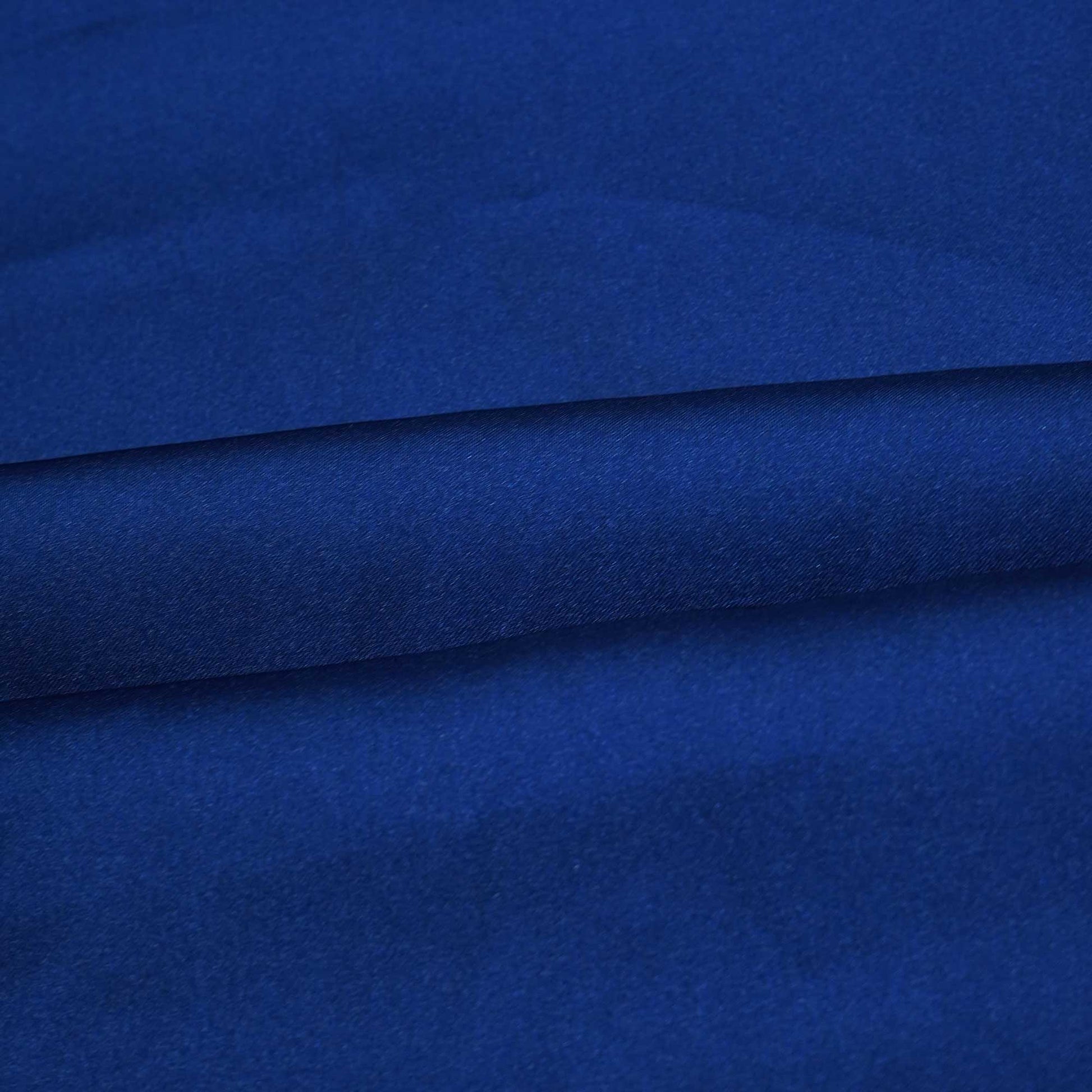 Navy Blue Solid Georgette Satin SVF-13375