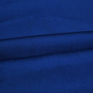 Navy Blue Solid Georgette Satin SVF-13375