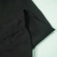 Black Solid Georgette Satin SVF-13379