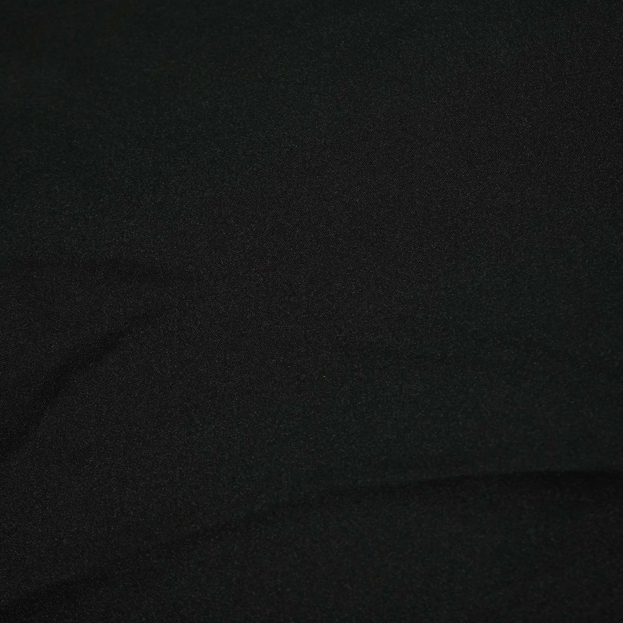 Black Solid Georgette Satin SVF-13379