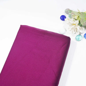 Dark Purple Solid Georgette Satin SVF-13385