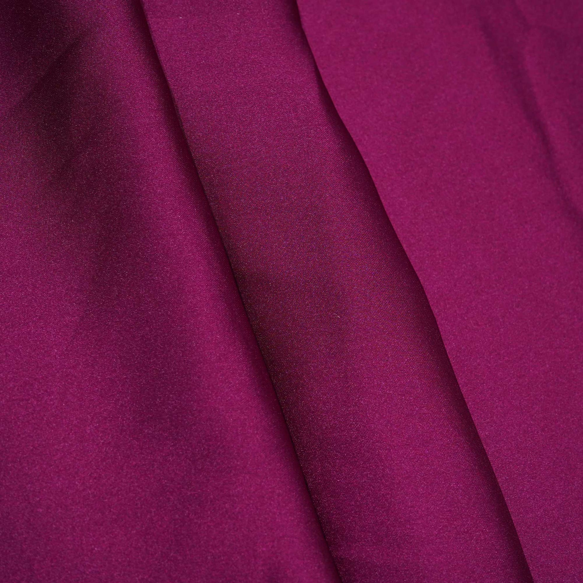 Dark Purple Solid Georgette Satin SVF-13385
