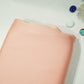 Peach Pink Solid Georgette Satin SVF-13386