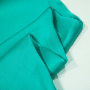 Emerald Green Solid Georgette Satin SVF-13389