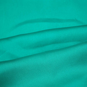 Emerald Green Solid Georgette Satin SVF-13389