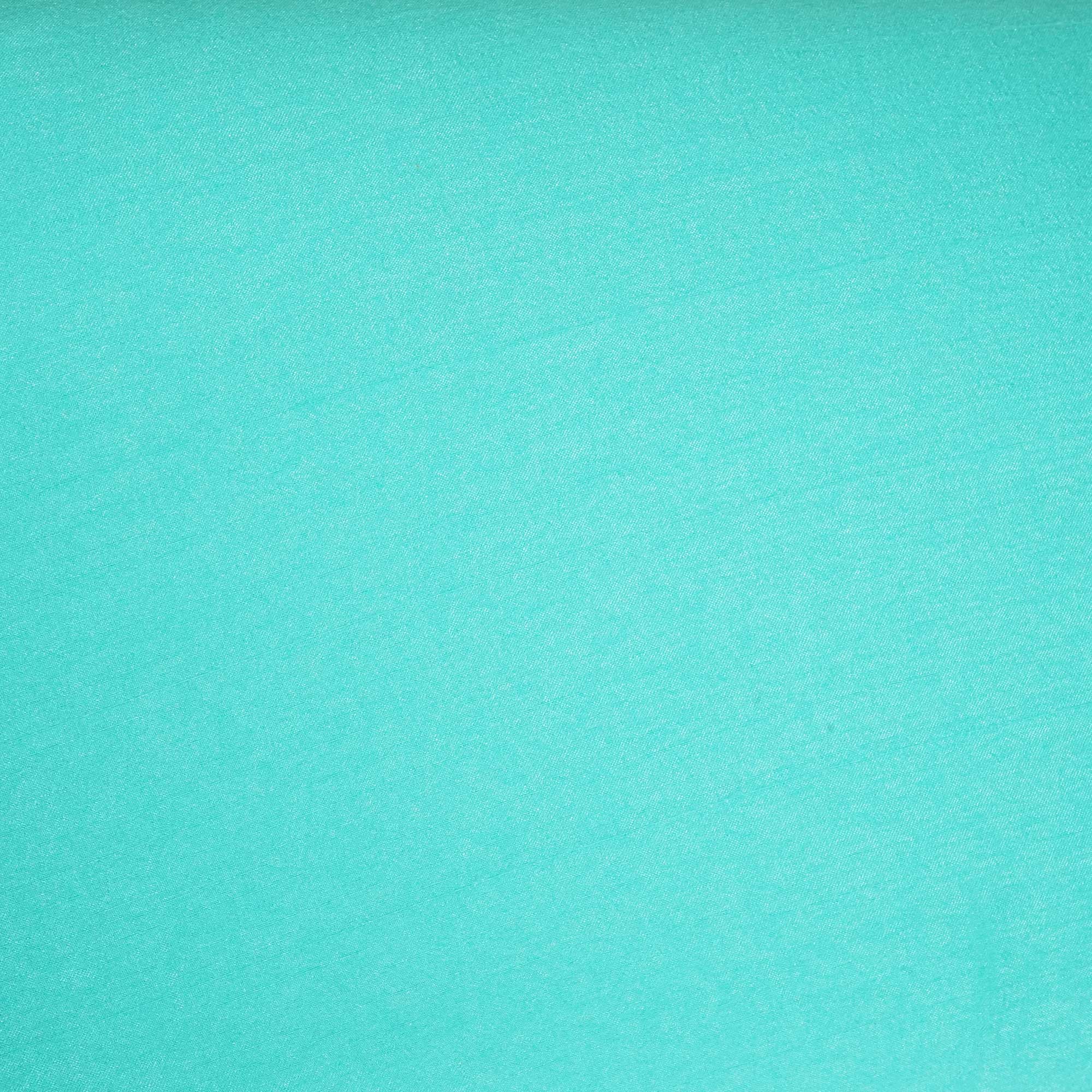 Turquoise Green Solid Bemberg Silk Fabric KC-13436