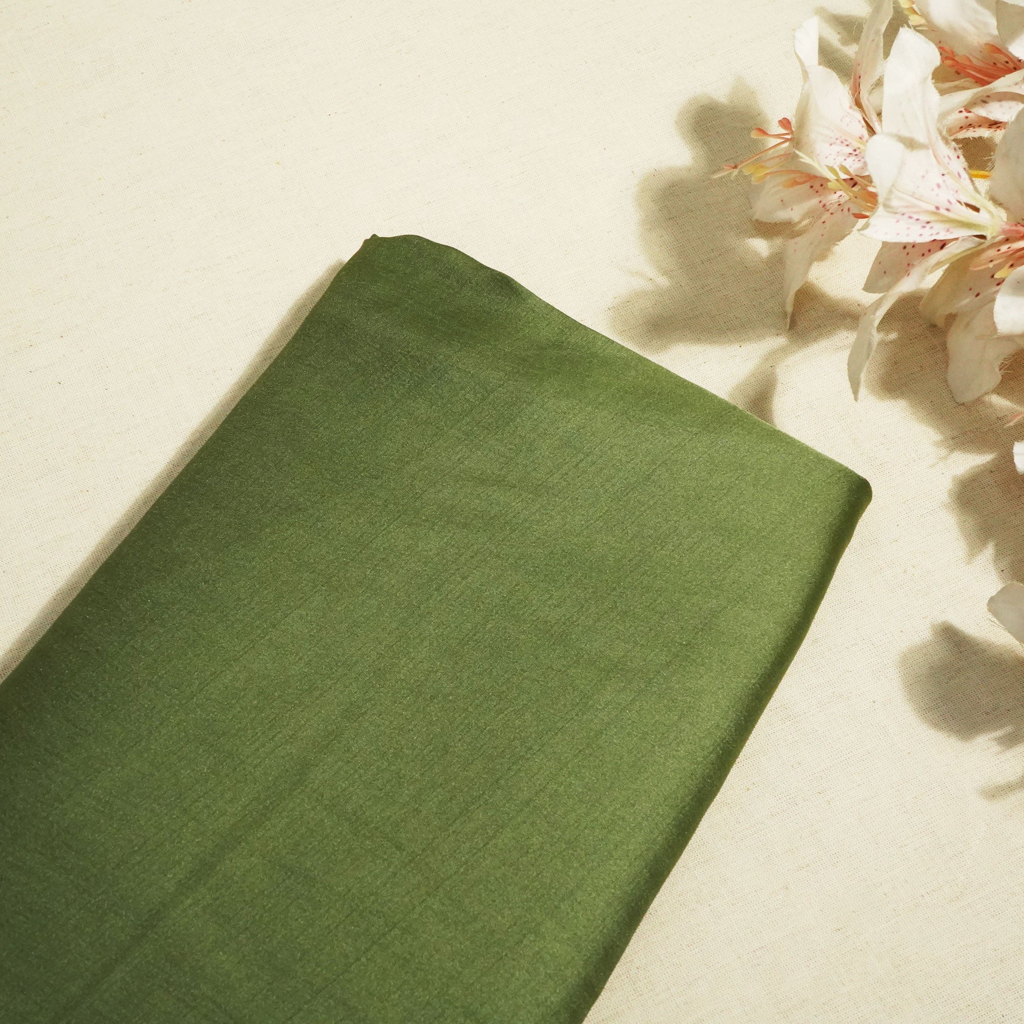 Green Solid Bemberg Silk KC-13537
