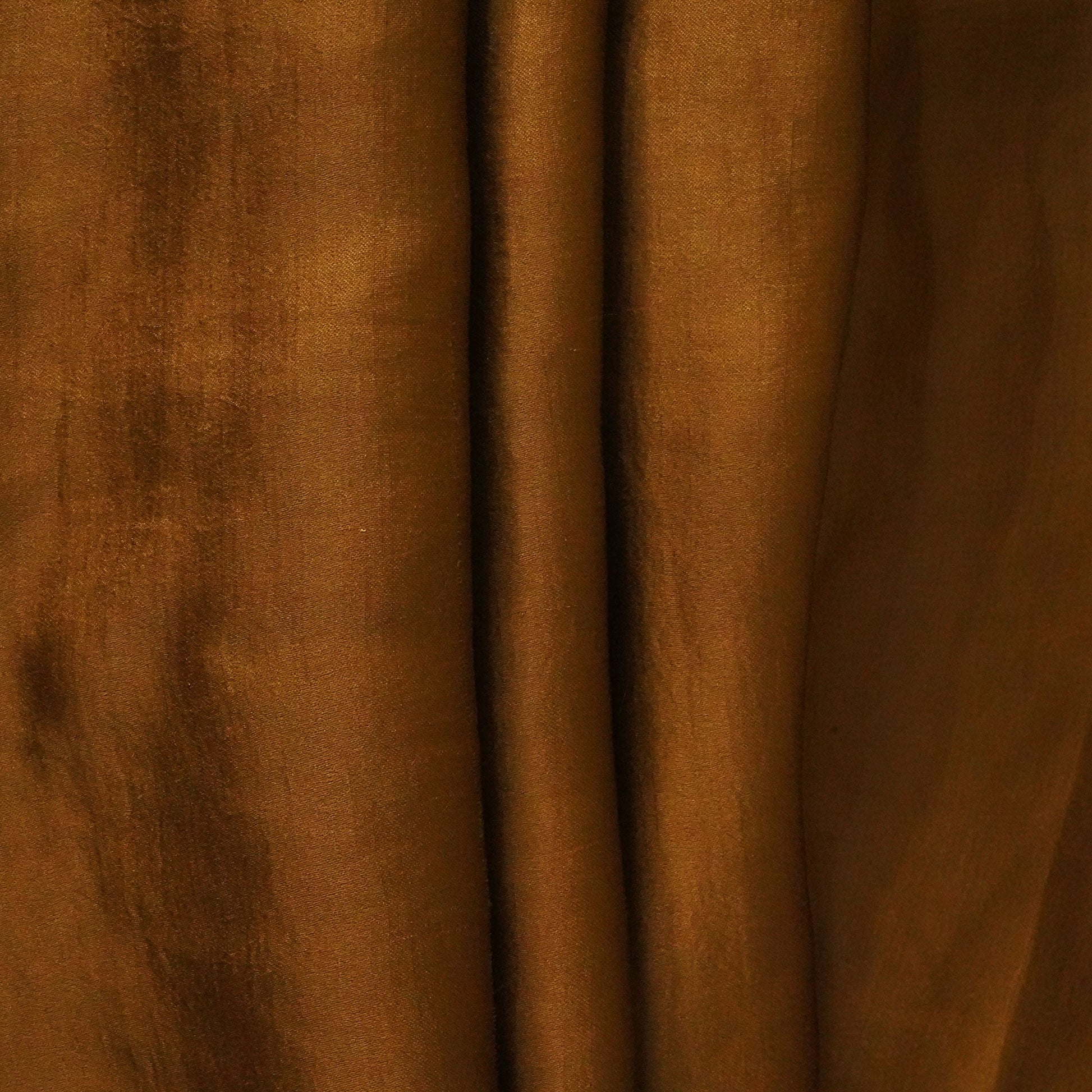 Brown Solid Bemberg Silk Fabric KC-13546