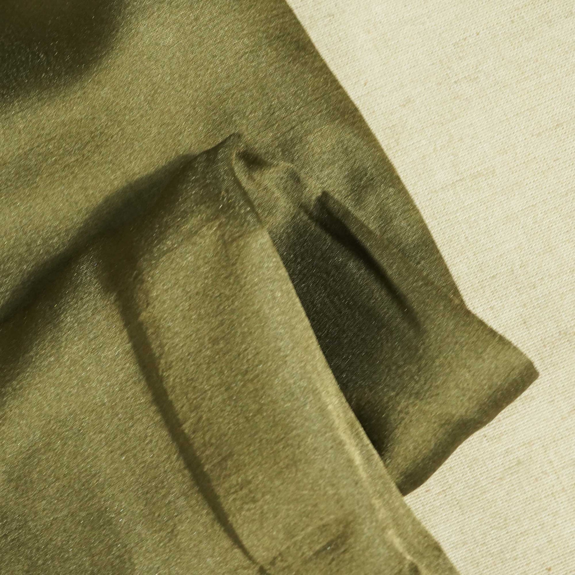 Army Green Solid Bemberg Silk KC-13550