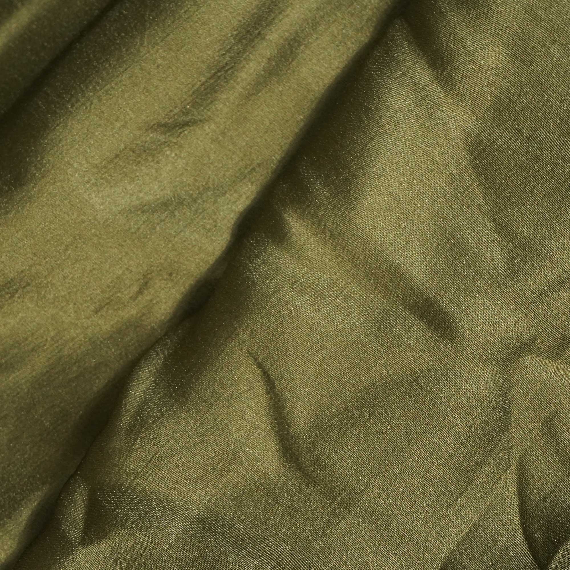 Army Green Solid Bemberg Silk KC-13550