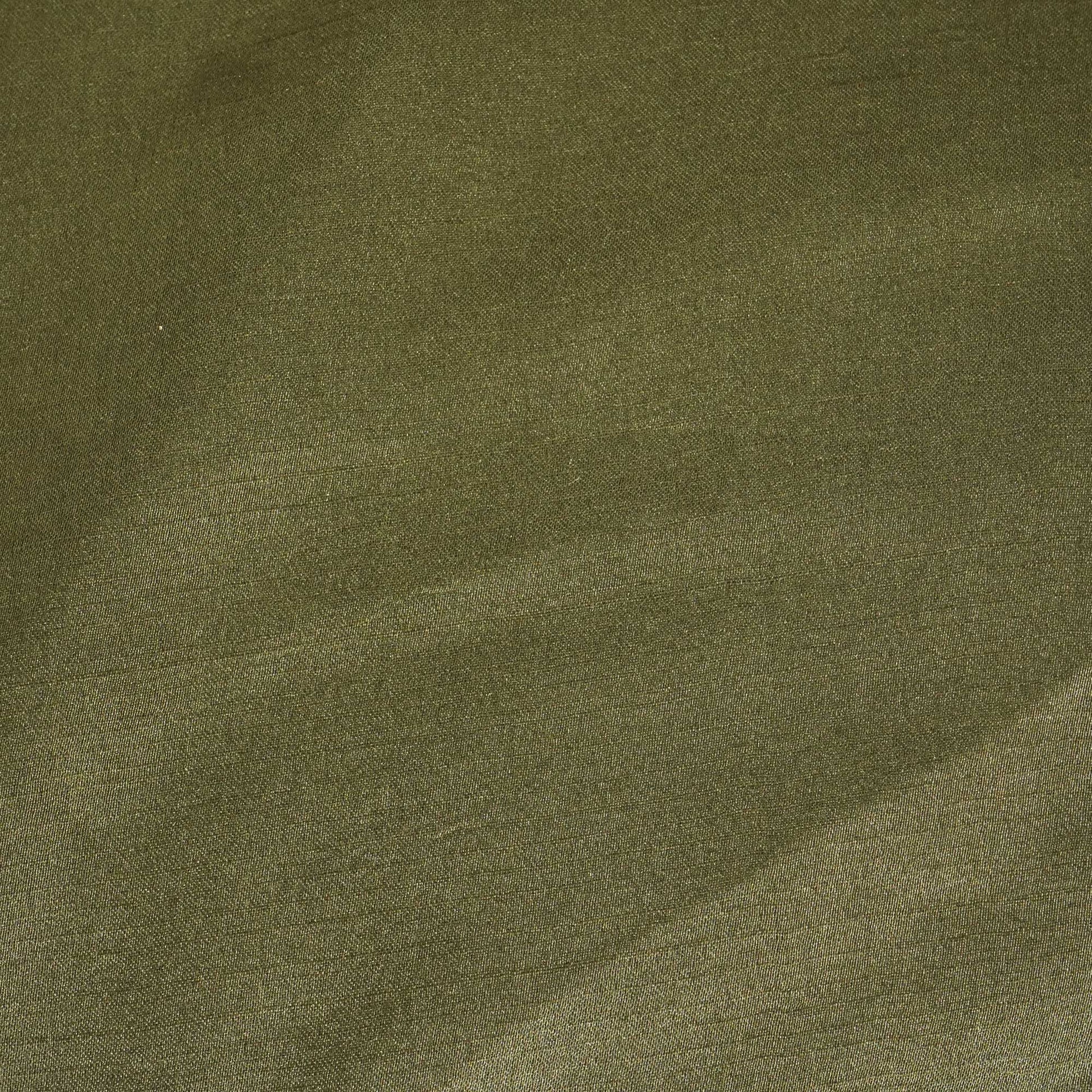 Army Green Solid Bemberg Silk KC-13550