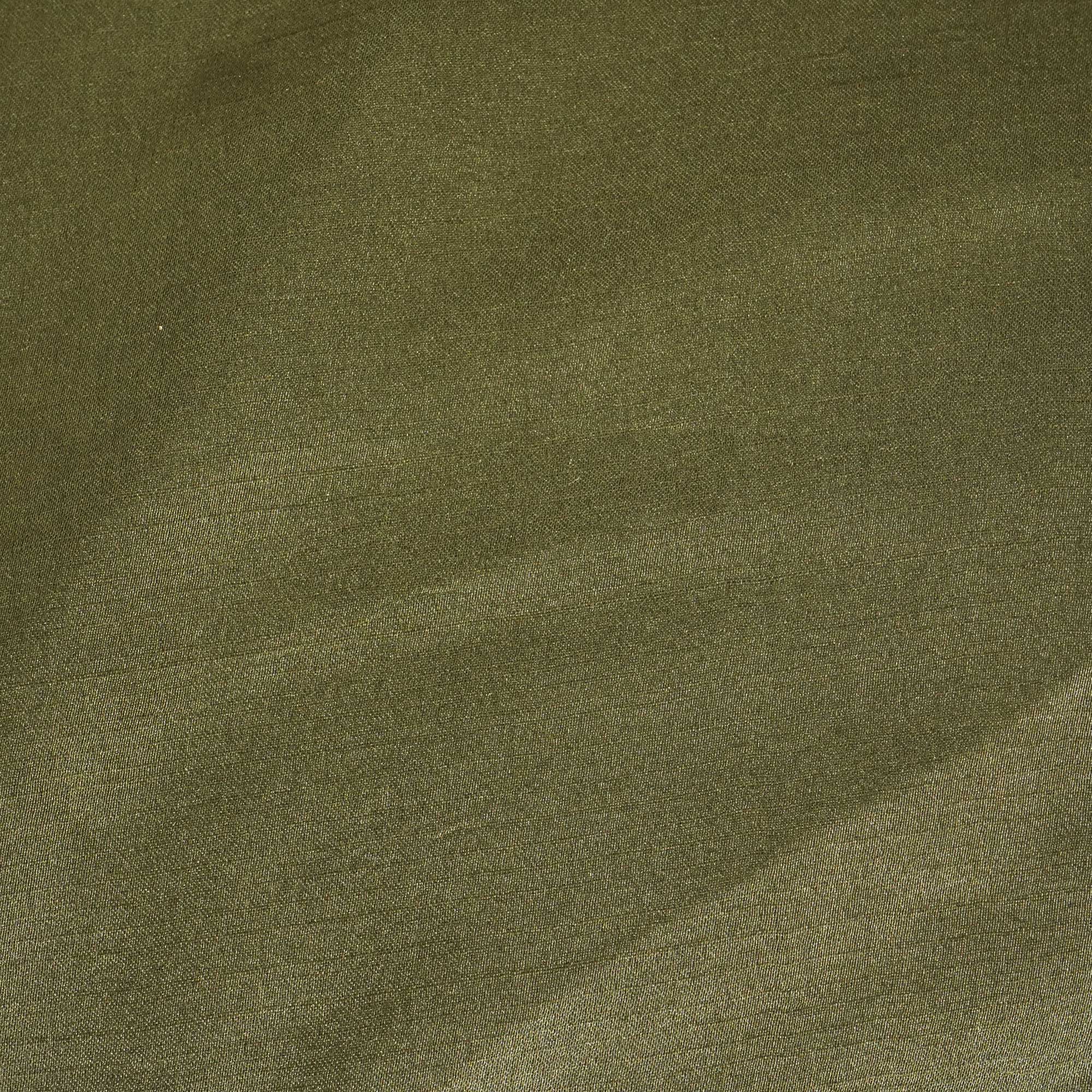 Army Green Solid Bemberg Silk KC-13550
