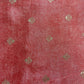Cream Brown Floral Print Zari Organza Fabric