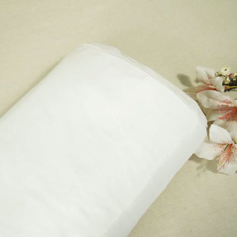 White Solid Dyeable Dola Silk BT-13849