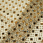 Cream Solid Rhinestone Net CF-13973