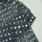 Grey Solid Rhinestone Net CF-13974