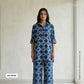 Indigo with White Dabu Print Cotton Fabric DH-29452 - TradeUNO