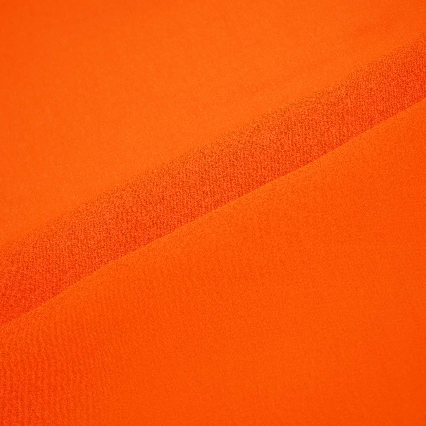 Orange Solid Georgette VF-14044