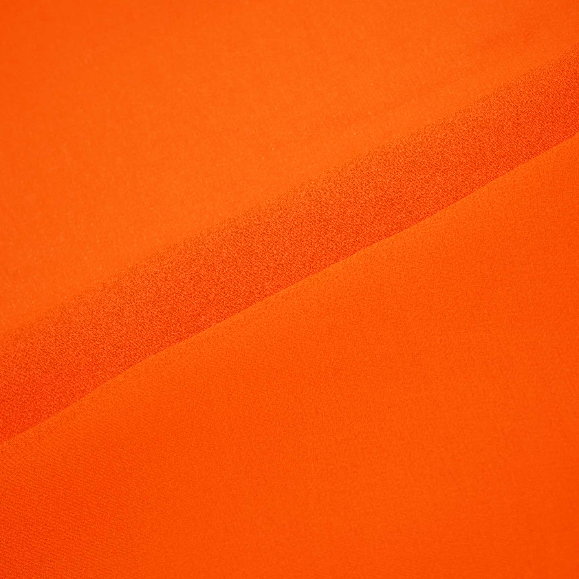 Orange Solid Georgette VF-14044