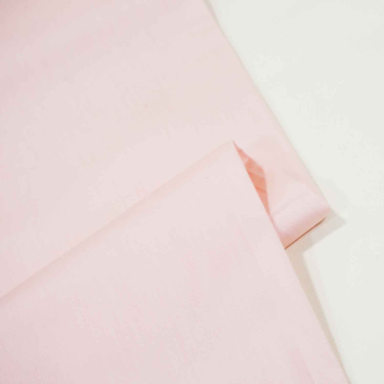 Salmon Pink Solid Cotton Satin MSMR-14150 - TradeUNO